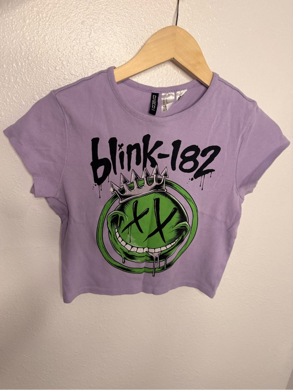 Blink-182 Lavender Crop Top